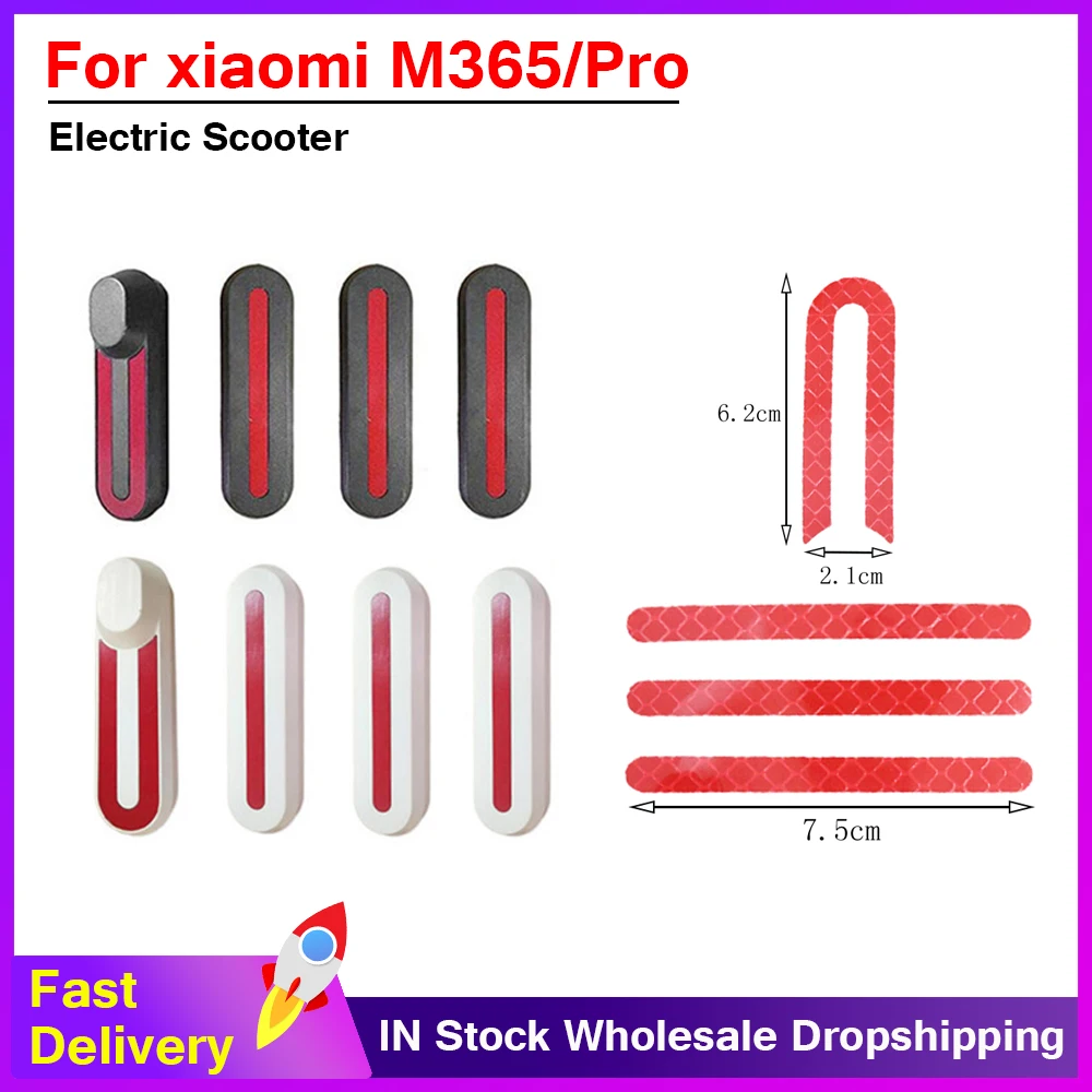4pcs Scooter Front Rear Wheel Tyre Cover Hubs Protective Shell Case Sticker For Xiaomi M365 Electric Smart Skateboard | Спорт и