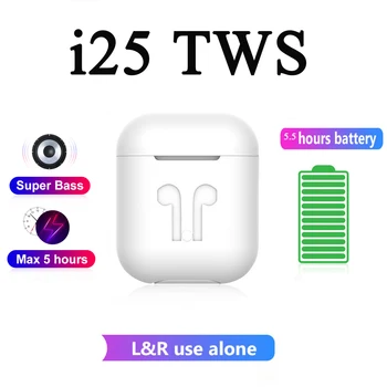 

The original i25 TWS mobile phone peripherals are suitable for tablets Xiaomi Samsung PK W1 chip i7s i30 i12 i11 i9s