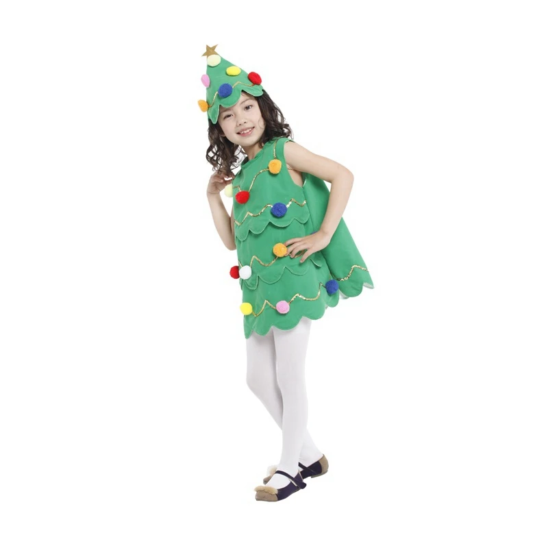 Koop Umorden Party Kerstmis Halloween Kostuums Kind Kids Xmas Kerstboom Kostuum Cosplay Jurk Voor Meisjes Fancy Dress Outfit