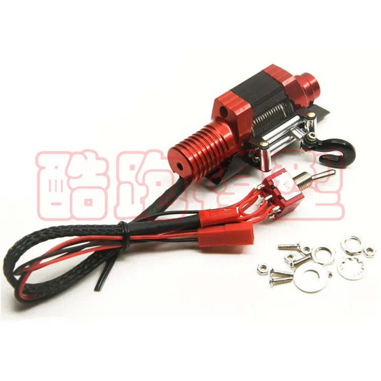 

1/10 Model Climbing Model Car Metal Winch Electric Winch Steel Wire Metal Hook