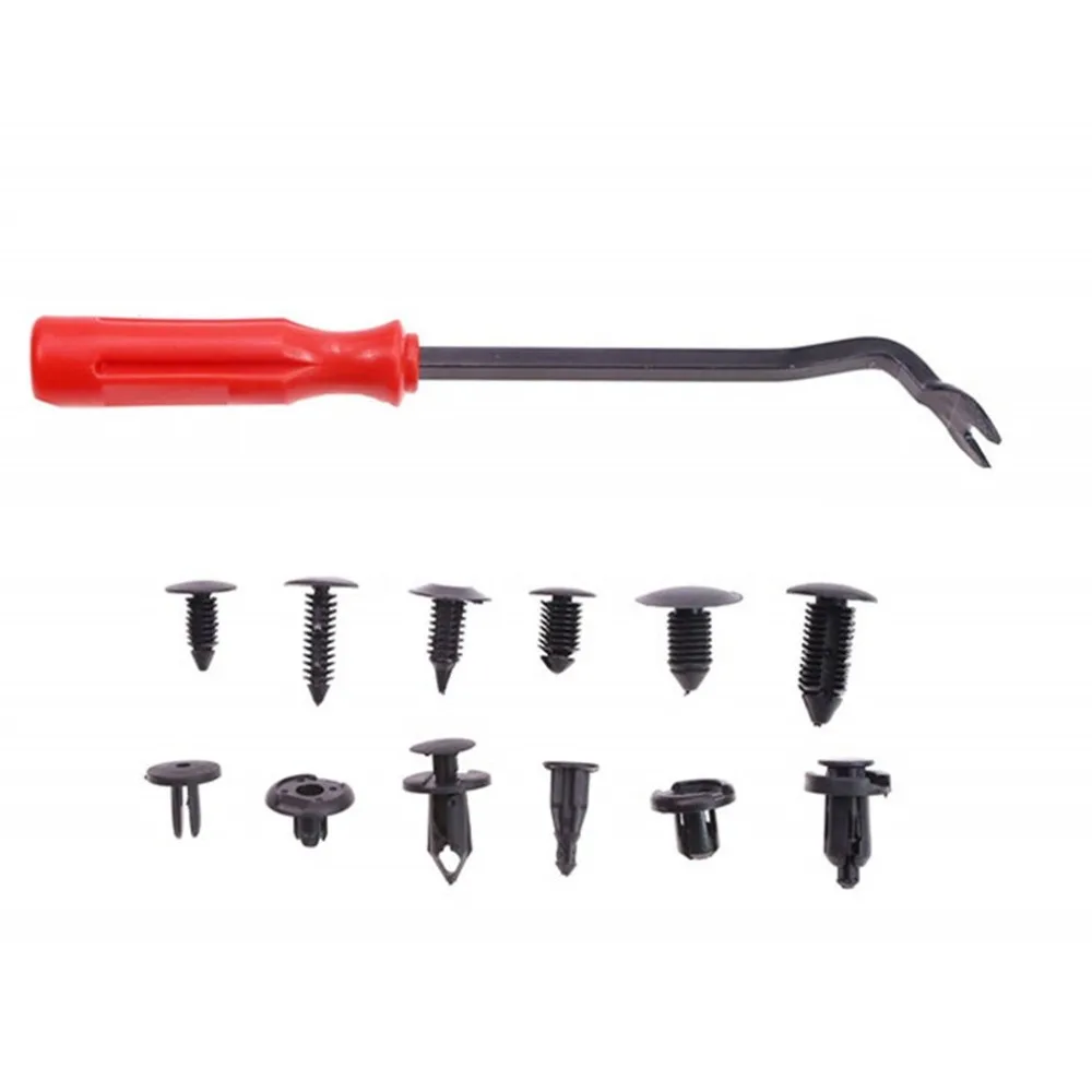 240 Pcs Plastic Buckle Push Pin Rivet Car Push Retainers Kit Car Buckle Set Bumper Plastic Buckle Strong Flexibility