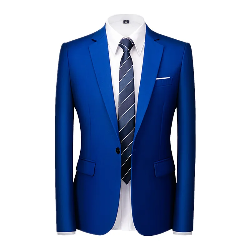Королевский синий для мужчин Свадебная вечеринка куртка большой Размеры Slim Fit