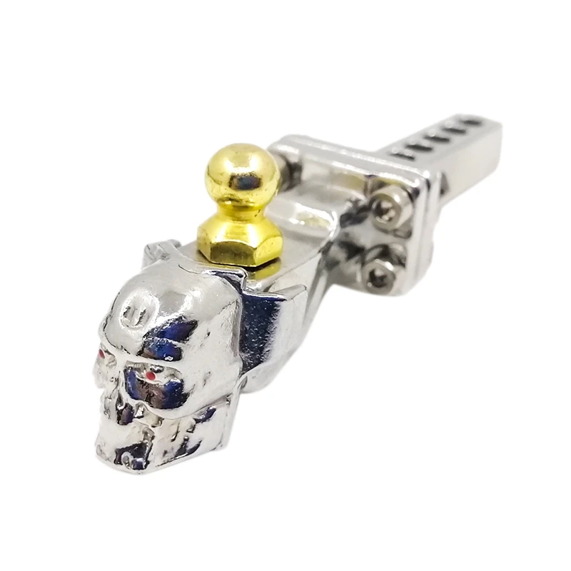 

Metal Skull Trailer Hook Metal Trailer Hitch Mount for 1/10 RC Crawler Traxxas TRX4 SCX10 90046