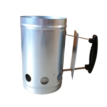 

Home Stove Fast Outdoor Grill Carbon Chimney Starter Camping With Handle Charcoal Anti Slip Fire Barbecue Tools Ignition