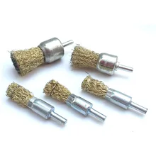 Электрическая ручная дрель только 6 мм Тип ручки/Т-образной формы/чаша проволока шунт щеток ржавчины удаление проволочной щетки