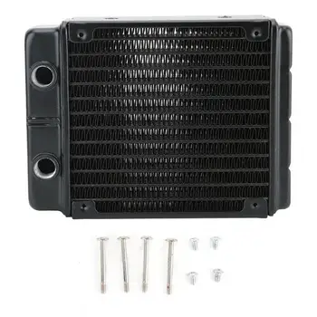 

Water Cooling Radiator Double Core Heat Sink Computer Replacement Accessory for Beauty