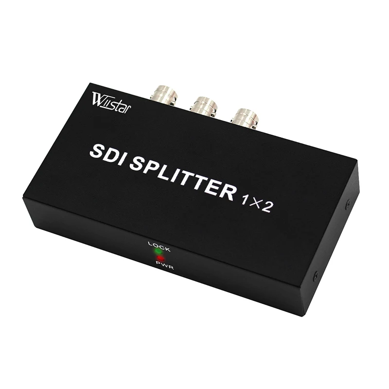 

Retail SDI Splitter 1x2 Multimedia Split SDI Extender 1 to 2 Ports Adapter Support 1080P TV Video For Projector Monitor Camera