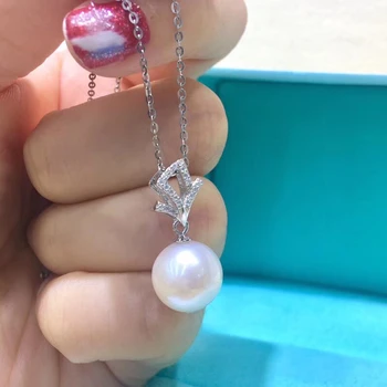 

HOT Wholesale 925 Sterling Silver Pendant Component Findings Set Women's Parts for Oyster Edison Pearl Coral Jade Beads Stones