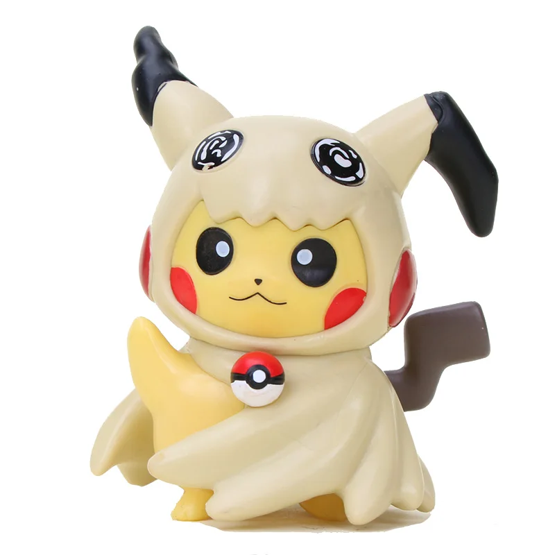 Фигурки Покемон Пикачу Косплей Gastly Haunter Gengar Mimikyu ПВХ фигурка модель игрушки рождественские подарки, куклы - Цвет: 2