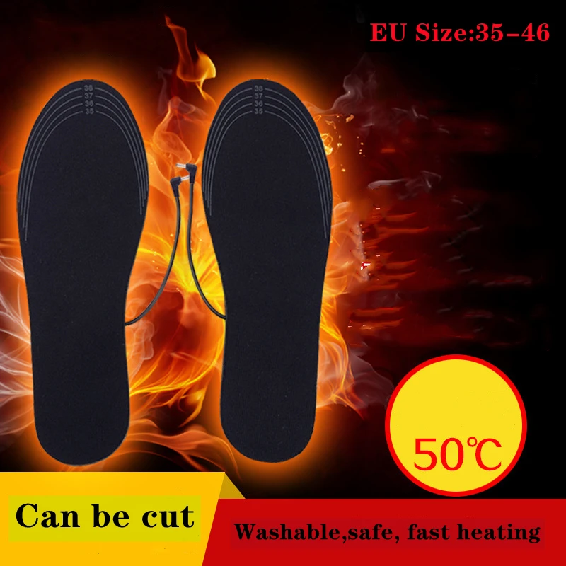 Usb Electric Heating Insoles Insole Shoes Heating Heated Insoles