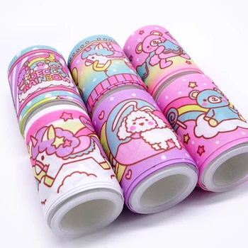

free shipping characters printed grosgrain ribbon 36870