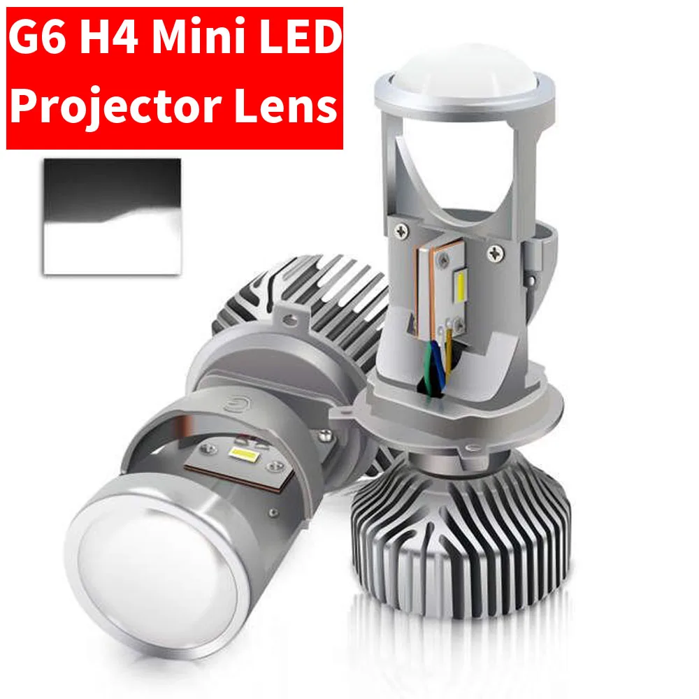 2 шт. Автомобильные светодиодные лампы H4 G6 5500 к 70 Вт лм|Передние LED-фары для авто| |