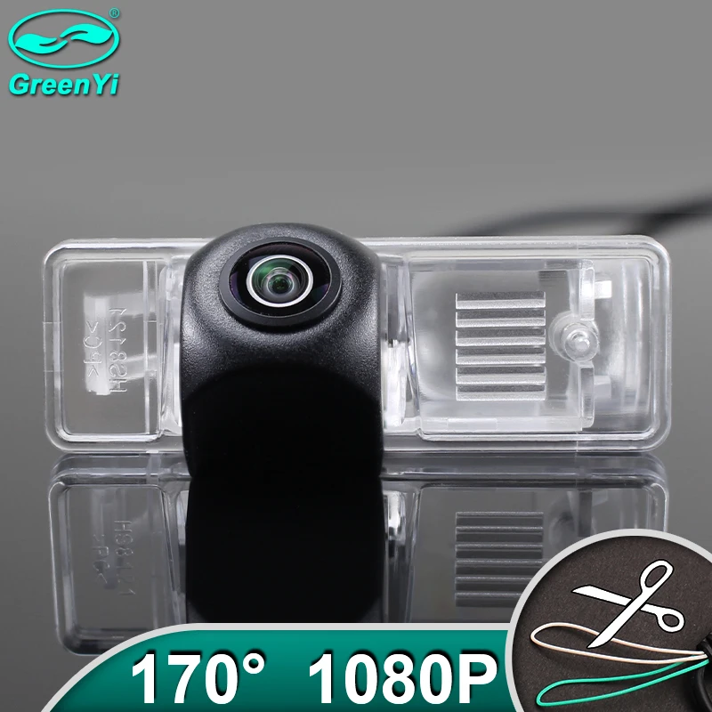 Камера заднего вида GreenYi HD AHD 1080P с объективом рыбий глаз 170 градусов для