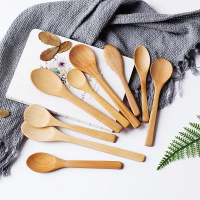 

Bamboo Spoons, Used for Adding Tea Leaves to Tea Bags, Stirring or Eating Soft Food and Honey a Spoon Small Teaspoons