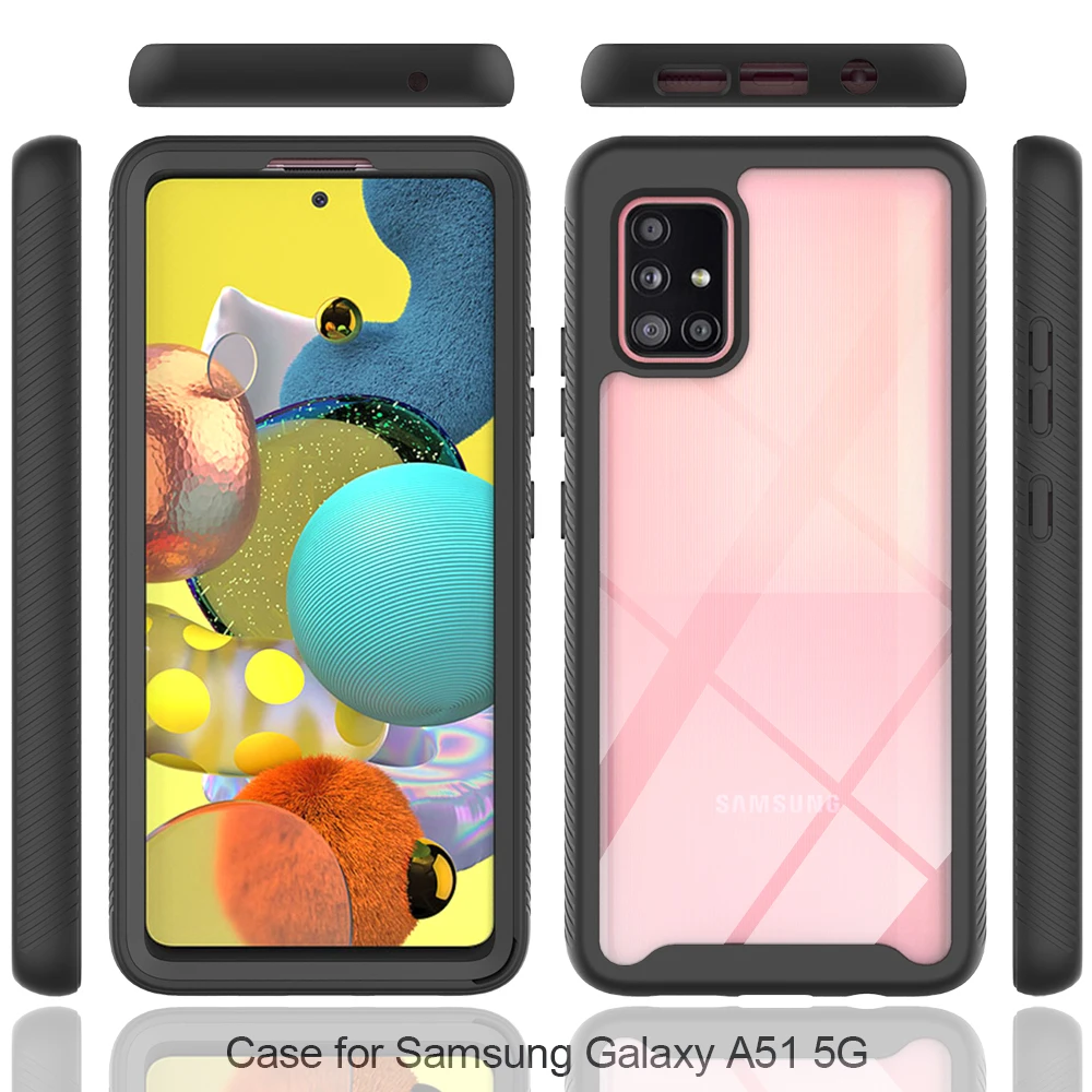 360 чехол для телефона Samsung Galaxy 5G A71 A51 A41 A31 A21 A11 A01 A21S 4G Armor 2 в 1 Тяжелая Противоударная