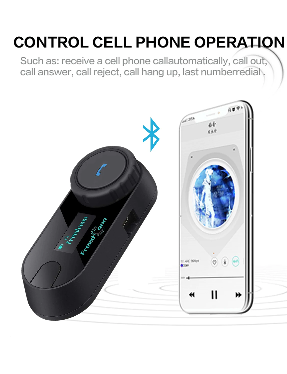 FreedConn 800M TCOM SC мотоциклетные Bluetooth шлемы беспроводная гарнитура внутренней связи