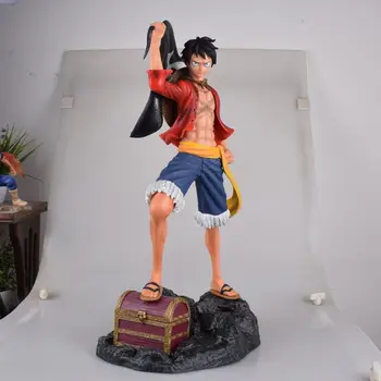 

Anime One Piece Luffy 60cm 23.6 Inch 1/4 Big Treasure Oversized Resonance Sculpture Statue PVC Action Figure Toys Decoration