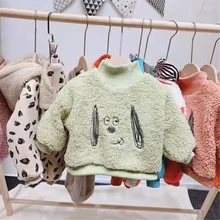 Новая осенняя одежда для маленьких мальчиков и девочек, хлопковый свитер с принтом собаки из мультфильма, детская спортивная одежда, зимняя теплая одежда для младенцев