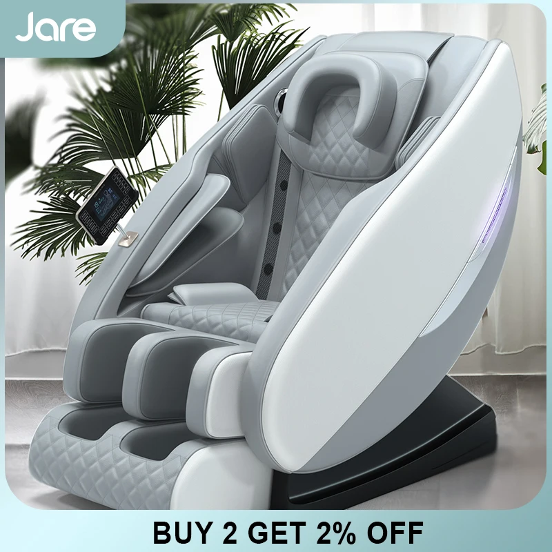 

Массажное кресло Jare 6655 Deluxe Smart 4D, автоматическое массажное кресло с подогревом нулевой гравитации и музыкой по Bluetooth