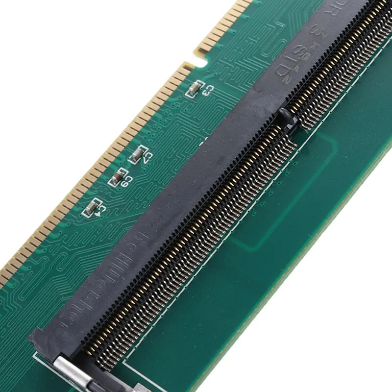 DDR3 Laptop SODIMM to Desktop DIMM RAM Adapter Expansion Card PC Memory Connector Card 204-Pin Interface Mayitr