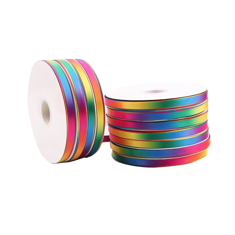 5Yards/Roll Silk Satin Ribbons Arts Crafts Sewing Ribbon Handmade Crafts Materials Gift Wrap 10 mm Satin Ribbons Ribbon Supplies Satin Ribbon Sewing Ribbon