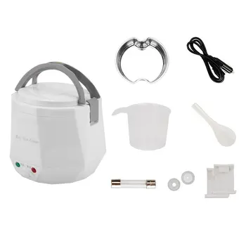 

Car Rice Cooker 24v Truck 1.6l Rice Cooker Mini Rice Cooker 2 People -3 People White Safe Portable Insulation