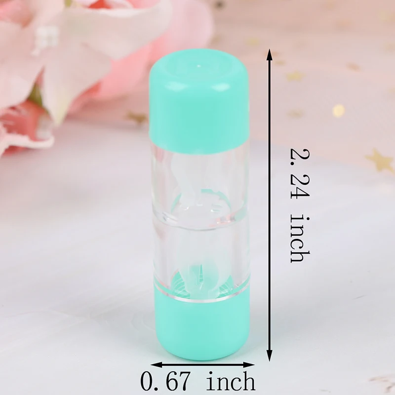 1Pcs 5 Colors Cosmetic Contact Lens Container Holder Lens Case Protective Box RGP Hard Contact