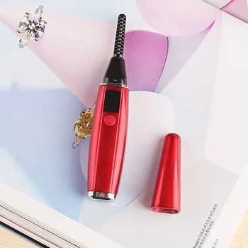 

Electric Eyelash Curler Mini Quick Heating 2 Temperature Gears Home Ironing LED Display USB Rechargeable Intelligent Styling