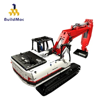 

BuildMoc Technic RC Car Toys For Boys Classic Excavator Building Blocks MOC City Construction Vehicle Blocks Educational Kid Toy