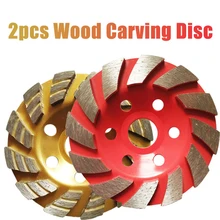1/2pc Diamant Schleifen Holz Carving Disc Rad Disc Schüssel Form Schleifen Tasse Beton Granit Stein Keramik Schneiden disc Werkzeug