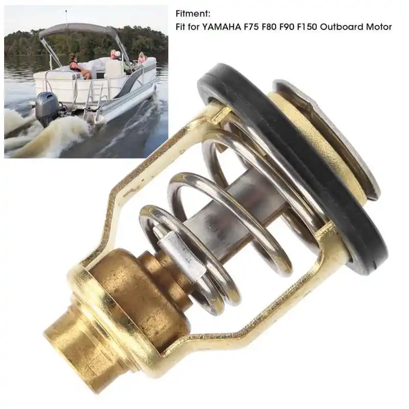 Boat Outboard Motor Engine Thermostat Replacement Fit for F75 F80 F90 F150 engine coolant thermostat
