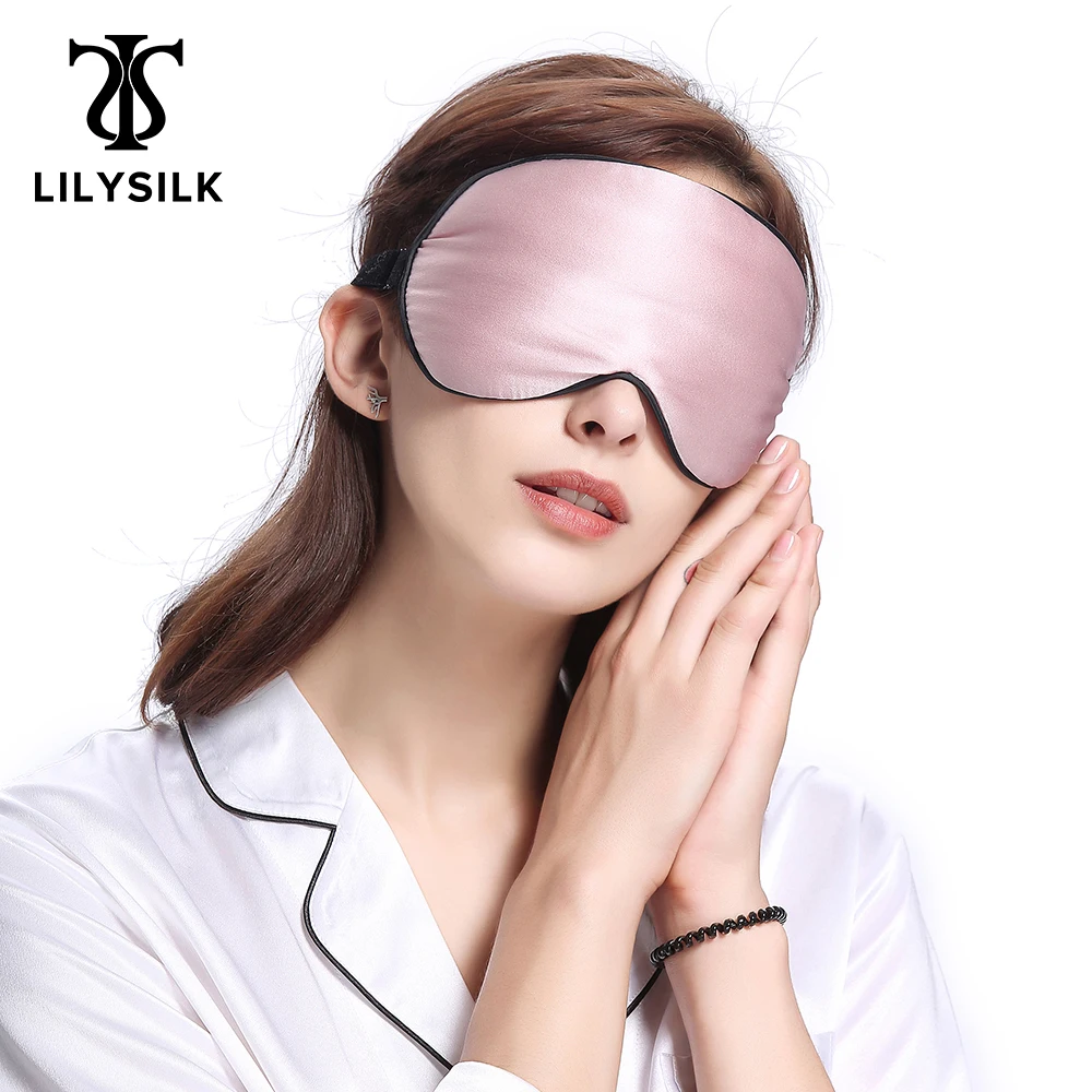 LilySilk Silk Eye Sleep Mask Eye Mask Pure 100 Silk Women Men With