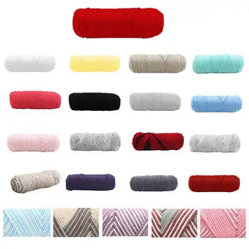 

100g Milk Cotton Hand Knitting Yarn Thick 8 Strand Crochet Hand-Woven DIY Thread