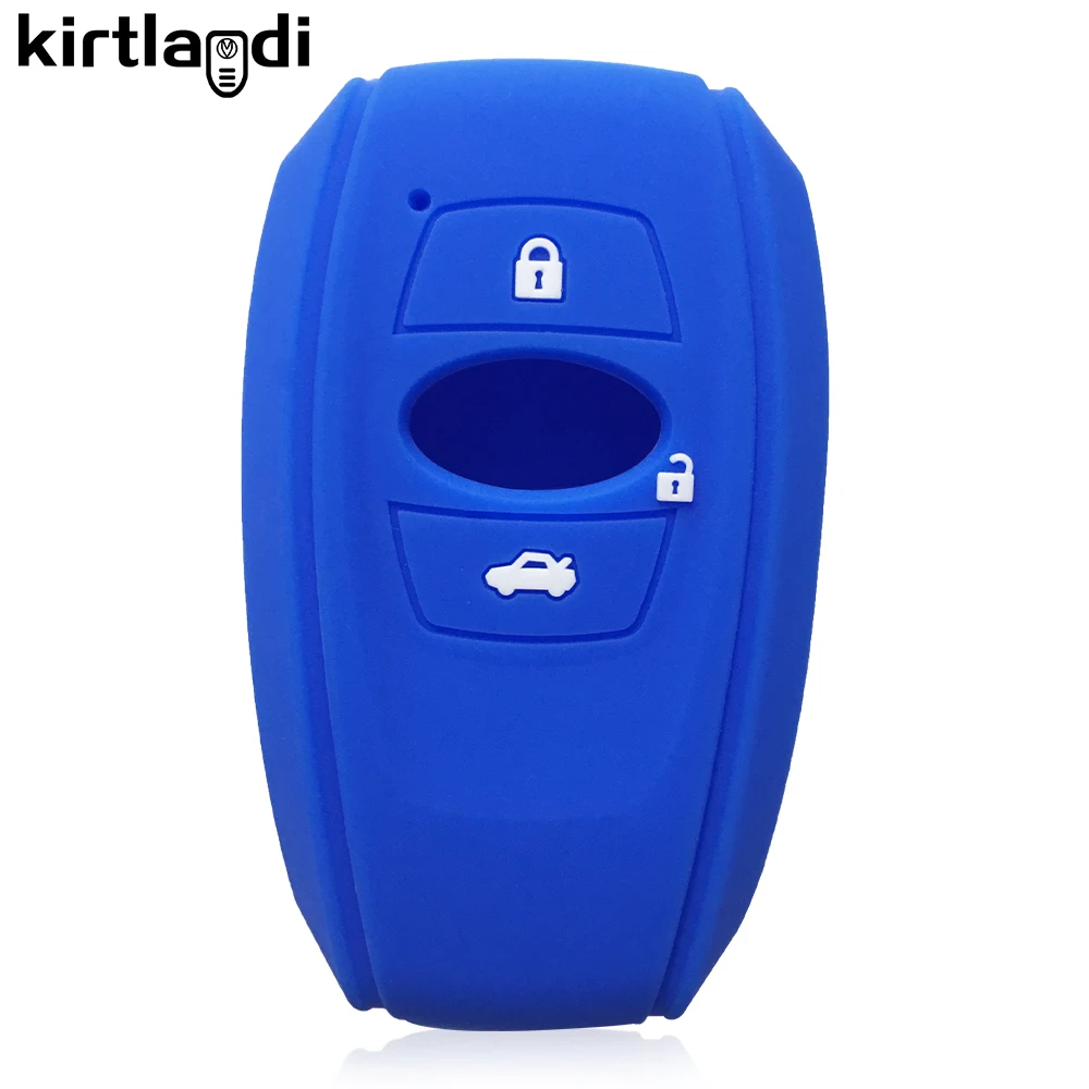 3 buttons silicone key holder keychain protective for Subaru XV SV Forester BRZ accessori car key case cover key case key case cover car key shell