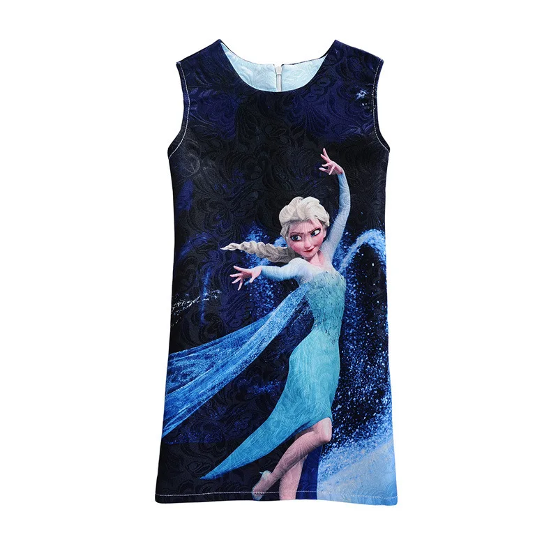 

Disney European and American fashion children's clothing frozen dress children's princess skirt girls' children's skirt