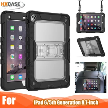 

Military duty tough hard case with strong kickstand Case For ipad 2017 2018 cover