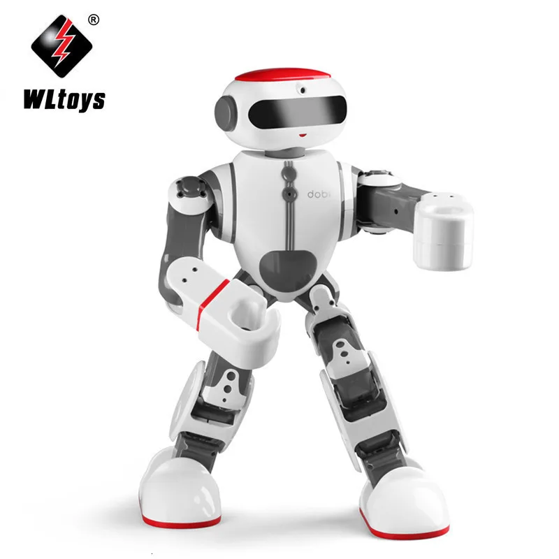 WLtoys F8 Dobi робот-игрушка с дистанционным управлением телефон управление Танцующая история ходьба Интеллектуальный Робот Игрушка развивающая смарт-игрушка