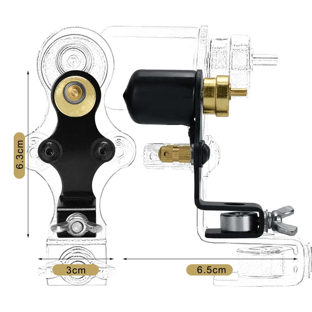 Tattoo Kit Rotary Tattoo Machine Shader & Liner Assorted Tatoo Motor Gun Kits Supply Permanent Makeup Maquiagem Tool Set for Artists