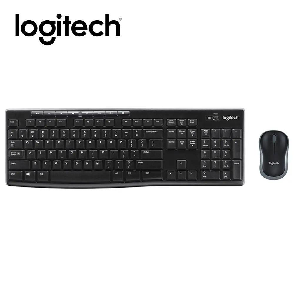 Набор для ПК Logitech MK270 2 4 ГГц беспроводная мышь и клавиатура|Комплекты плюс