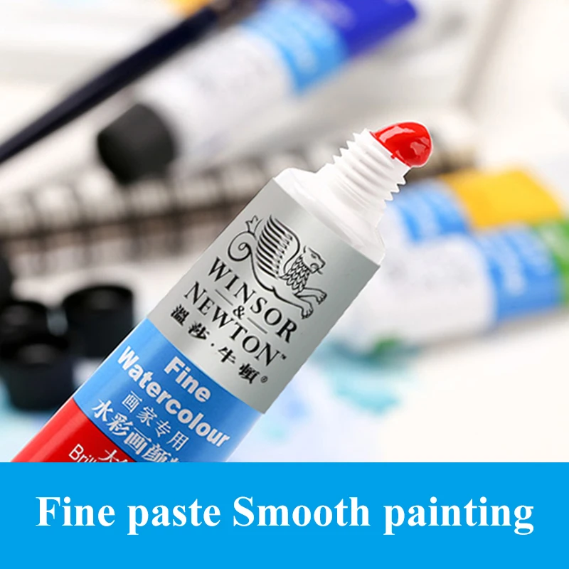 WINSOR&NEWTON Professional Watercolor Paint/Pigment 12/18/24/36 Colors 10ML For Artists Smooth Fine watercolor paint watercolor pigment