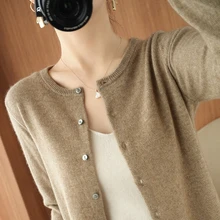 

New Oversize Womens Sweaters Autumn Vintage Cardigans Loose Winter Sweater Knitted New Women Cardigan Knit Button Loose