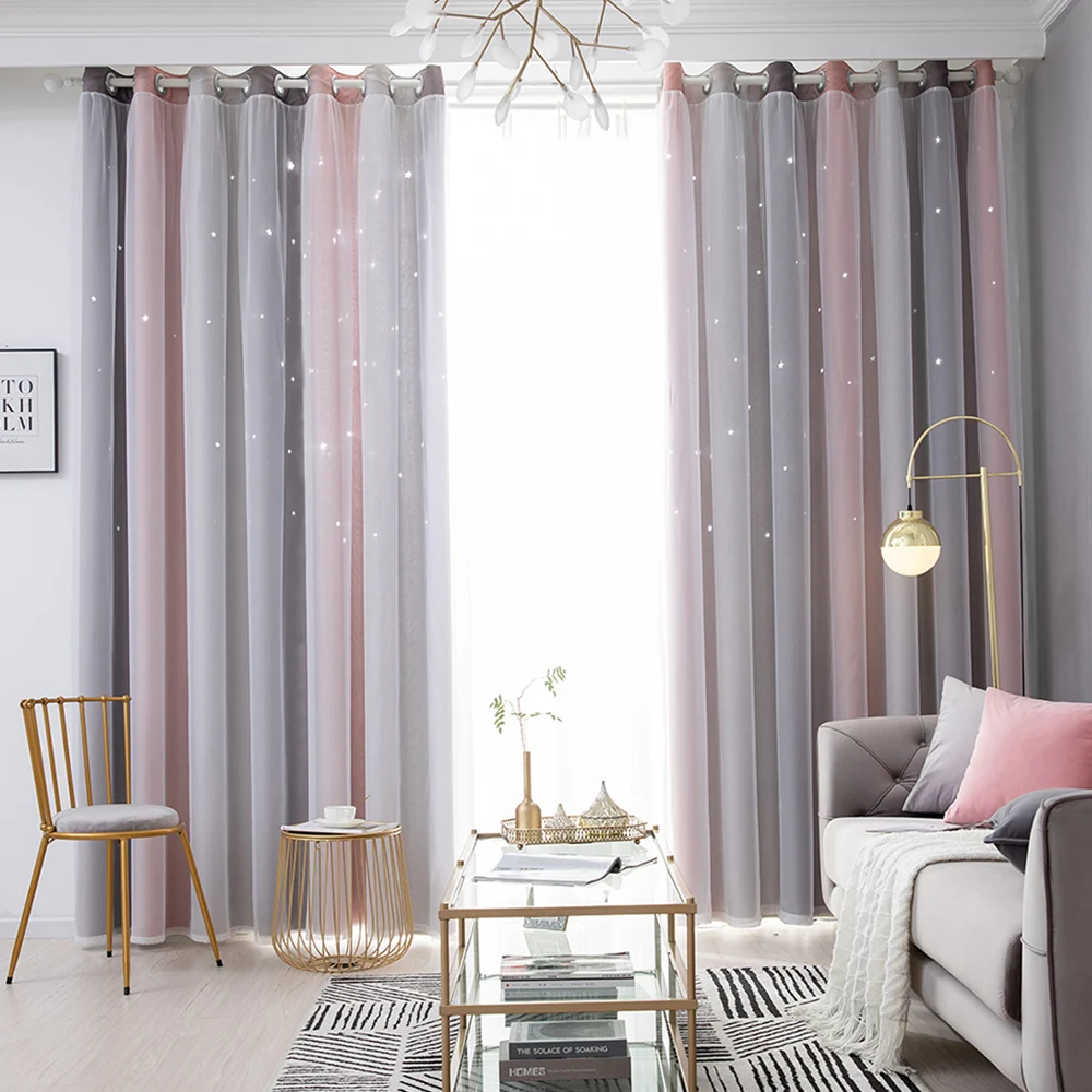 1 Pc Modern Blackout Curtains for Living room Bedroom Window Curtain Drapes Room 