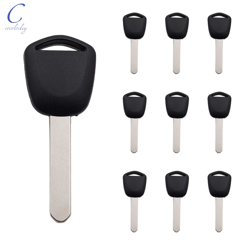 Cocolockey Car Transponder Chip Key Shell Fob Case No Chip Fit for Acura Honda HO03 Transponder Key Blank Uncut Blade 10pcs/lot