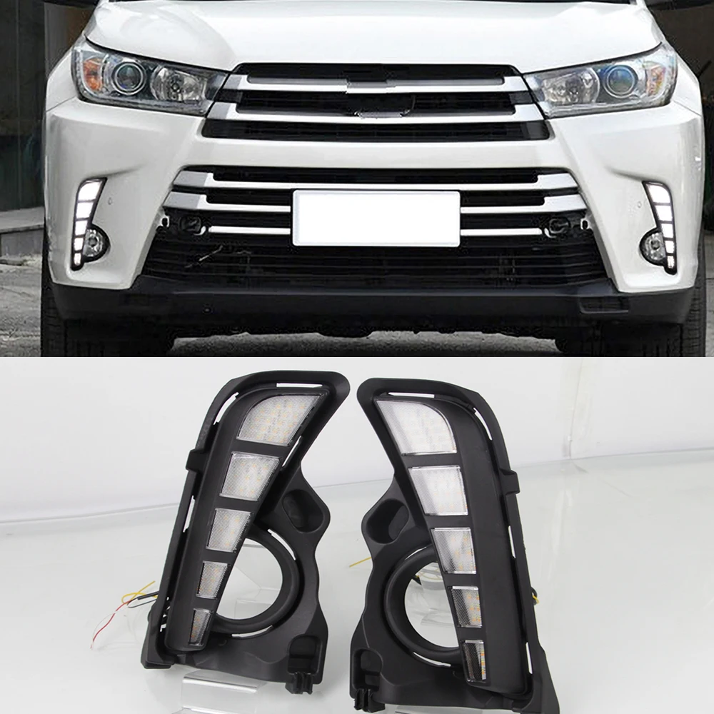 Автомобильная проблесковая 2 шт. светодиодные дневные ходовые огни светильник