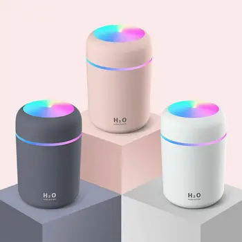 

Air Humidifier Aroma Oil Diffuser Home Decor Used In Bedrooms Offices 300ml Home Car LED Night Light Electric
