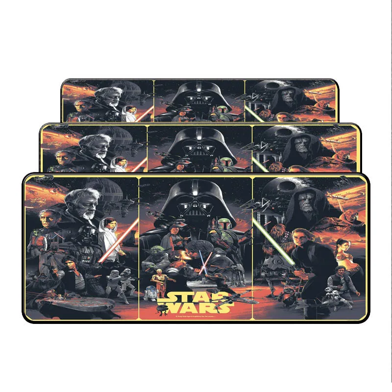  Star War Large Mouse Pad Overlock Edge Big Gaming mouse Pad Send BoyFriend the Best Gift 900*400*3m