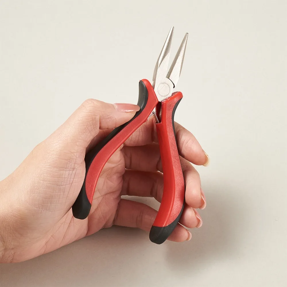 Pince à Bec Plat Super Fine - Outil Parfait Pour La Fabrication De Bijoux Et Le Travail Du Fil