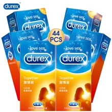 Durex prezervatif erkekler için doğal kauçuk Ultra ince ekstra yağlayıcı Penis kollu prezervatif yetişkin samimi ürünler seks çiftler için oyuncaklar
