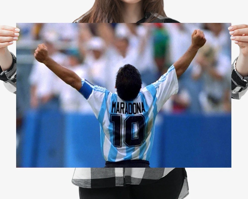 Silk Poster Home Decoration Legend Diego Armando Maradona Football Super Star Great (4) Wall Art Christmas Gift