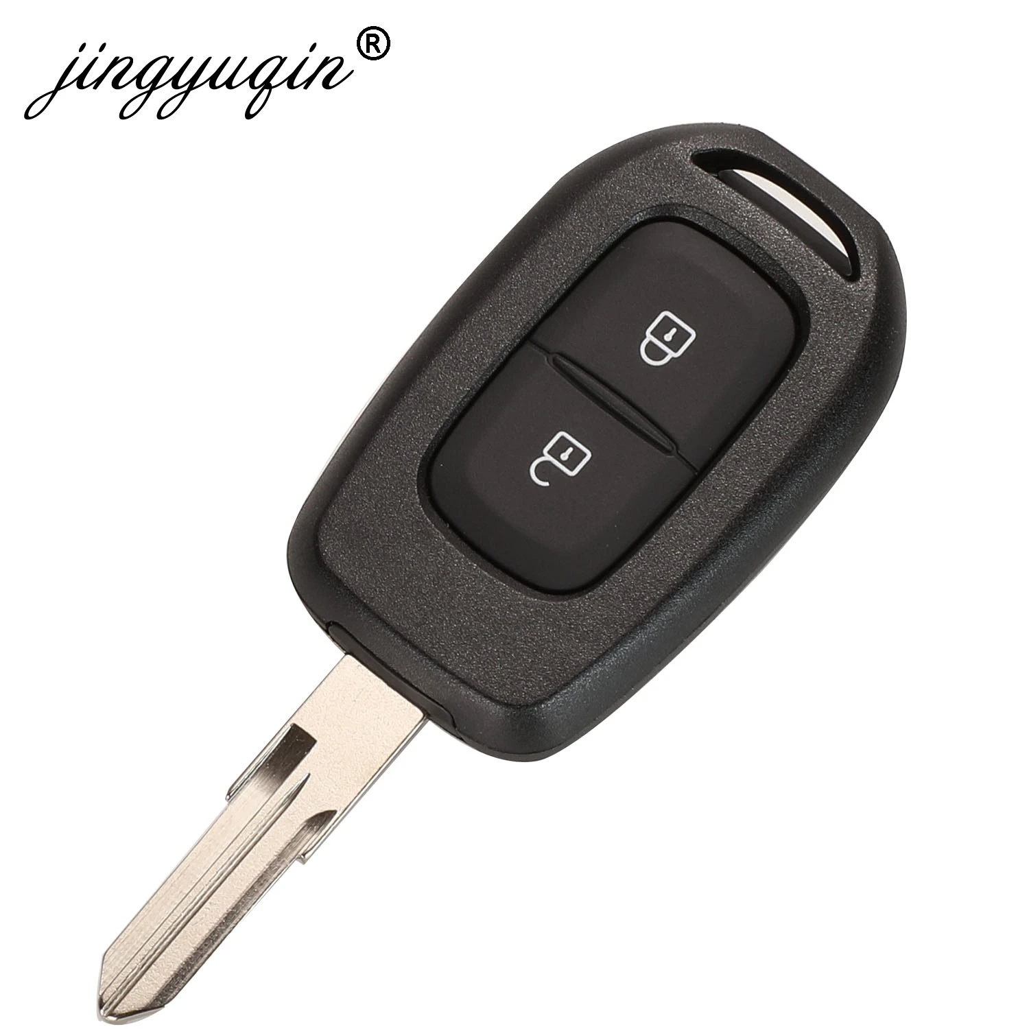 Jingyuqin 2 кнопки дистанционного ключа автомобиля оболочки брелок для Renault Sandero Dacia Logan ключ чехол Замена